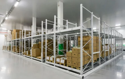 Warehouse racks and shelving