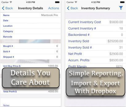barcode and inventory management app